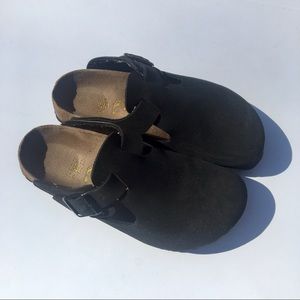 Betula by Birkenstock Black Clogs Slip on 36